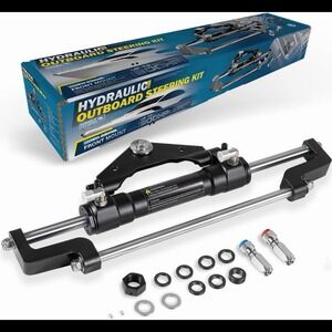 VEVOR HC5345-3 Front Mount Hydraulic Outboard Steering Cylinder Ram Up To 300HP